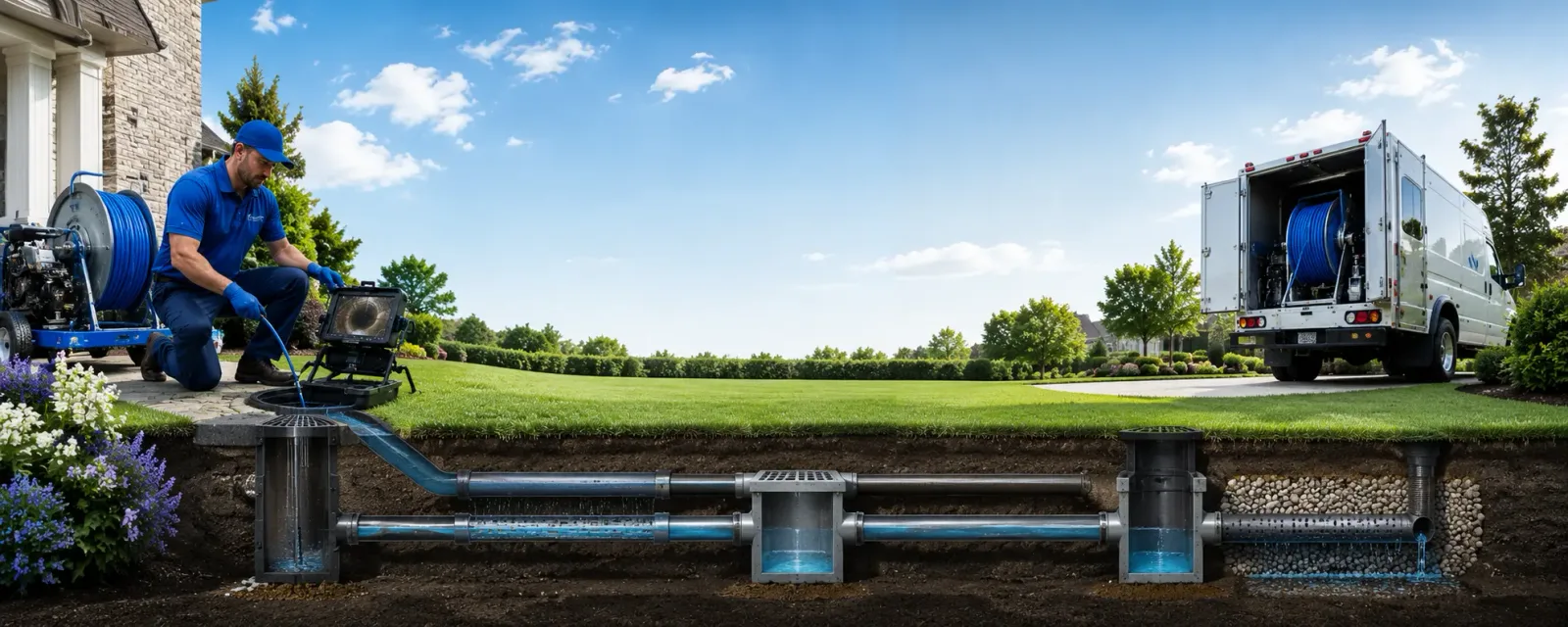 Outdoor drain cleaning information for Snowville, UT